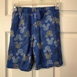 Hanna Andersson Blue Kids Shorts with Mickey Pattern